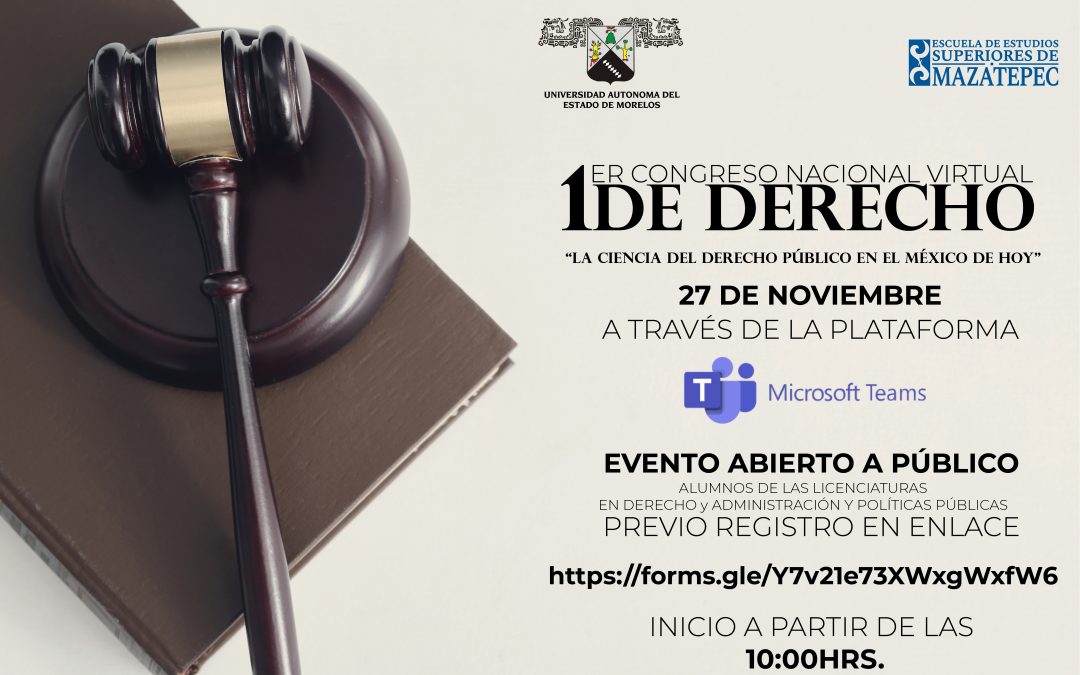 1ER. CONGRESO NACIONAL VIRTUAL DE DERECHO